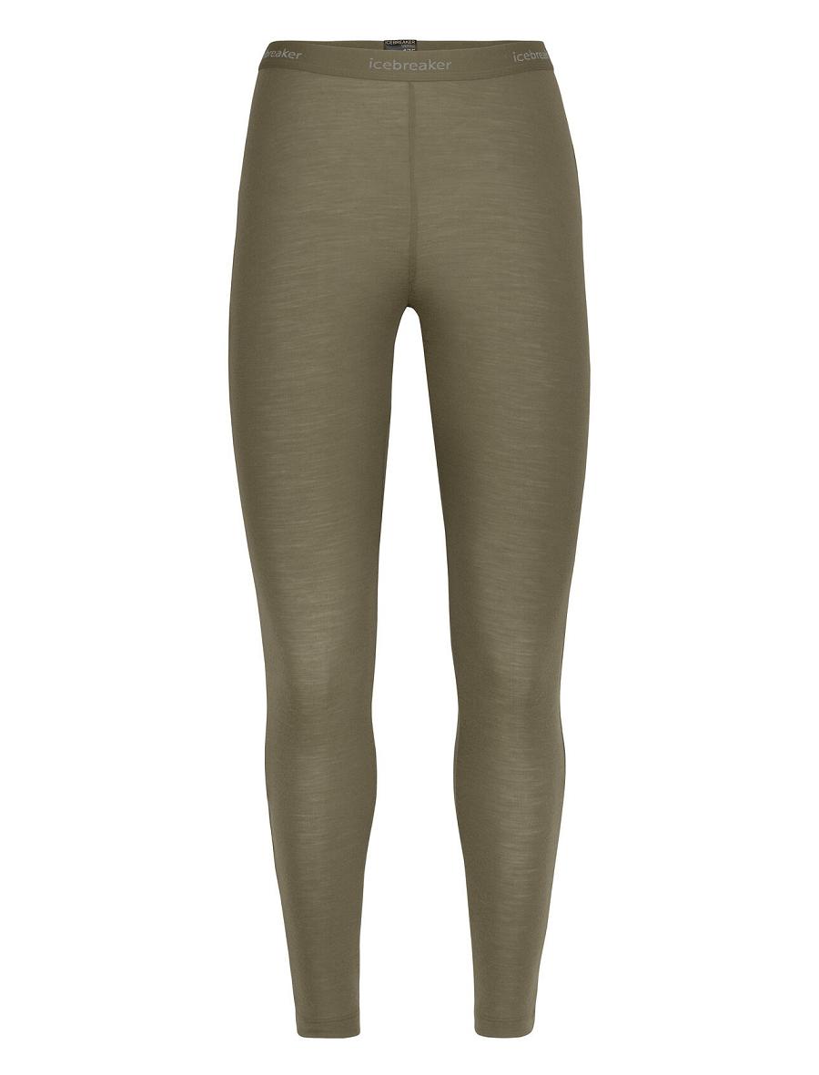 Women's Icebreaker Merino 175 Everyday Thermal Leggings Loden | CA 1403JPQJ